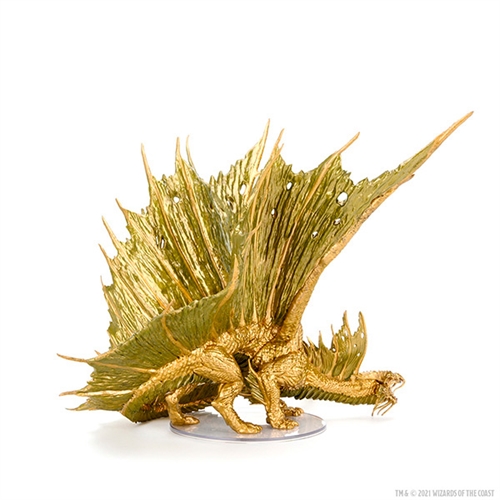 DnD - Icons of the Realms Premium DnD Figur - Adult Gold Dragon